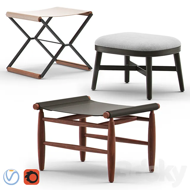 STELLAR WORKS – Ottoman 3D Model STELLAR WORKS – Ottoman 3D Model