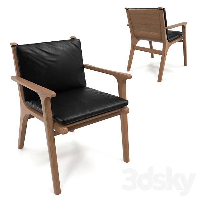 Stellar Works Ren Dining Armchair 3DModel