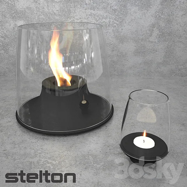 stelton _ Fuego Fuego firelight bio_Tealight holder 3DModel stelton _ Fuego Fuego firelight bio_Tealight holder 3DModel