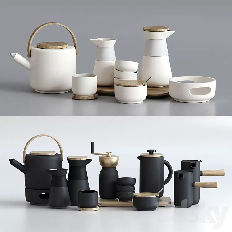 Stelton Kitchen Set 3D Model