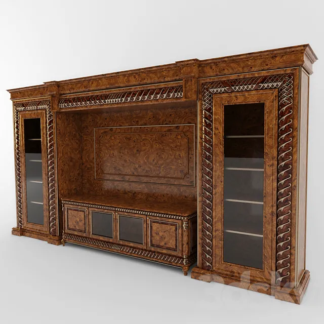 Stenka & komod_Rampoldi_01 3D Model