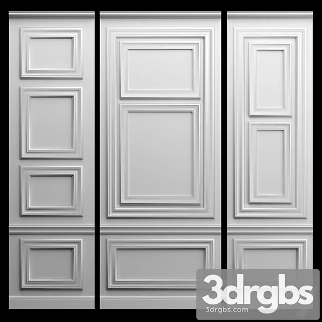 Stenovaia Panel Gipsovaia Lepnina 41 3D Model Download Stenovaia Panel Gipsovaia Lepnina 41 3D Model Download