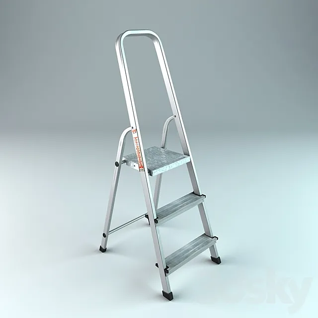 Step-Ladder 3DModel Step-Ladder 3DModel