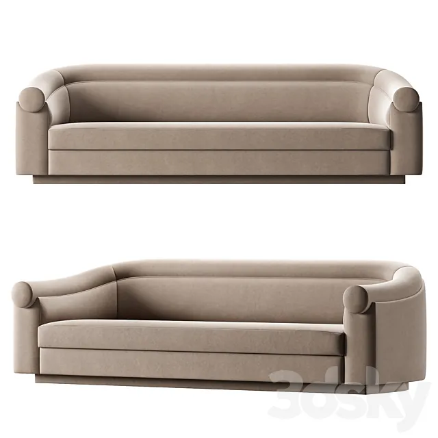 Stephane Parmentier Valletta Sofa 3DModel Stephane Parmentier Valletta Sofa 3DModel