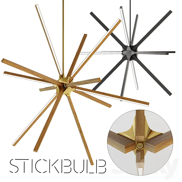 Stickbulb Double Boom 3D Model