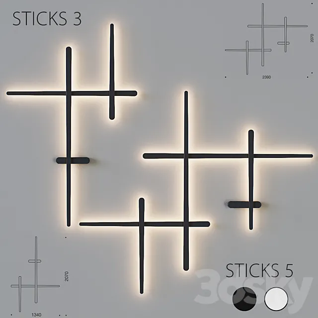 STICKS | CENTRSVET 3DModel