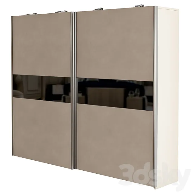 Stile Moderno Wardrobe 3D Model Stile Moderno Wardrobe 3D Model