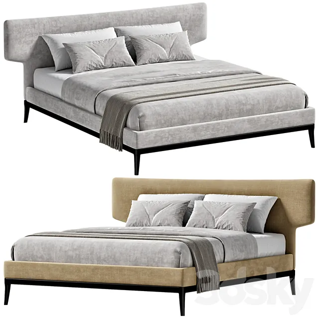 Stiletto high bed by luxurylivinggroup 3D Model Stiletto high bed by luxurylivinggroup 3D Model