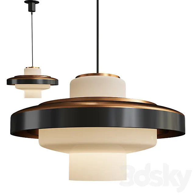 Stilnovo ceiling pendant model 1219 3D Model