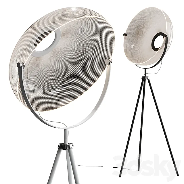Stilnovo Demi Moon Floor Lamp 3D Model Stilnovo Demi Moon Floor Lamp 3D Model