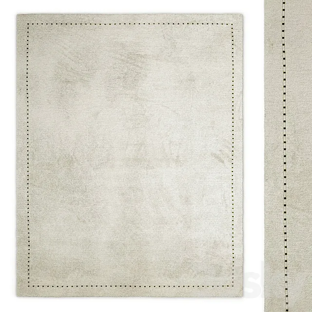 Stitch rug by giorgetti 3D Model Stitch rug by giorgetti 3D Model