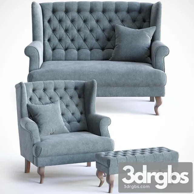 Stockholm Sofa 3D Model Download Stockholm Sofa 3D Model Download