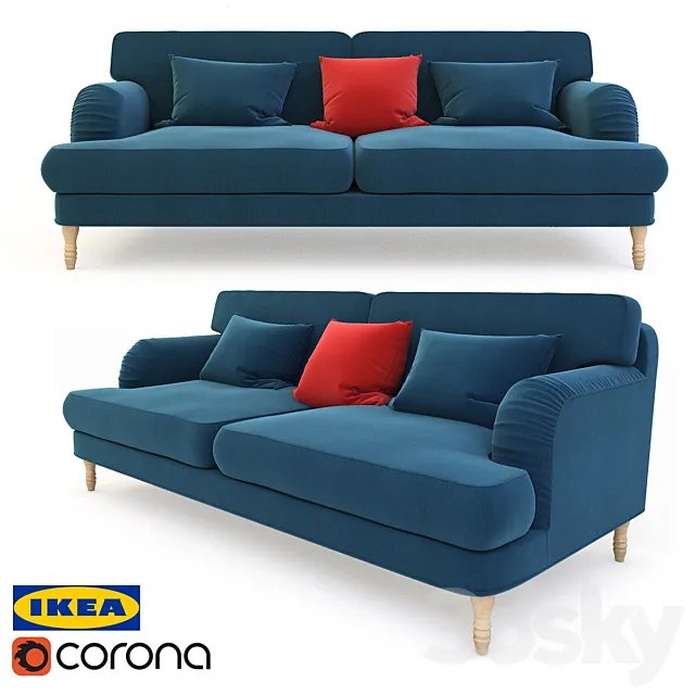 STOCKSUND Sofa 3DModel STOCKSUND Sofa 3DModel