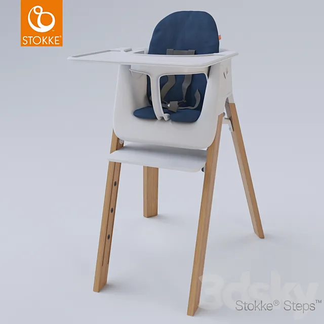 Stokke Steps Chair 3D Model