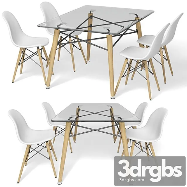 Stol I Stul Eames Dsw 3D Model Download
