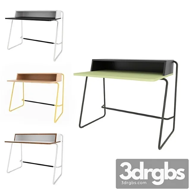 Stol Pismennyi Thonet 1 3D Model Download
