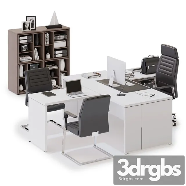 Stol Rukovoditelia Las Delta Evo 1 3D Model Download