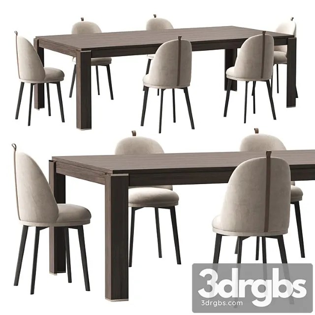 Stol So Stuliami Buda By Laskasas 3D Model Download