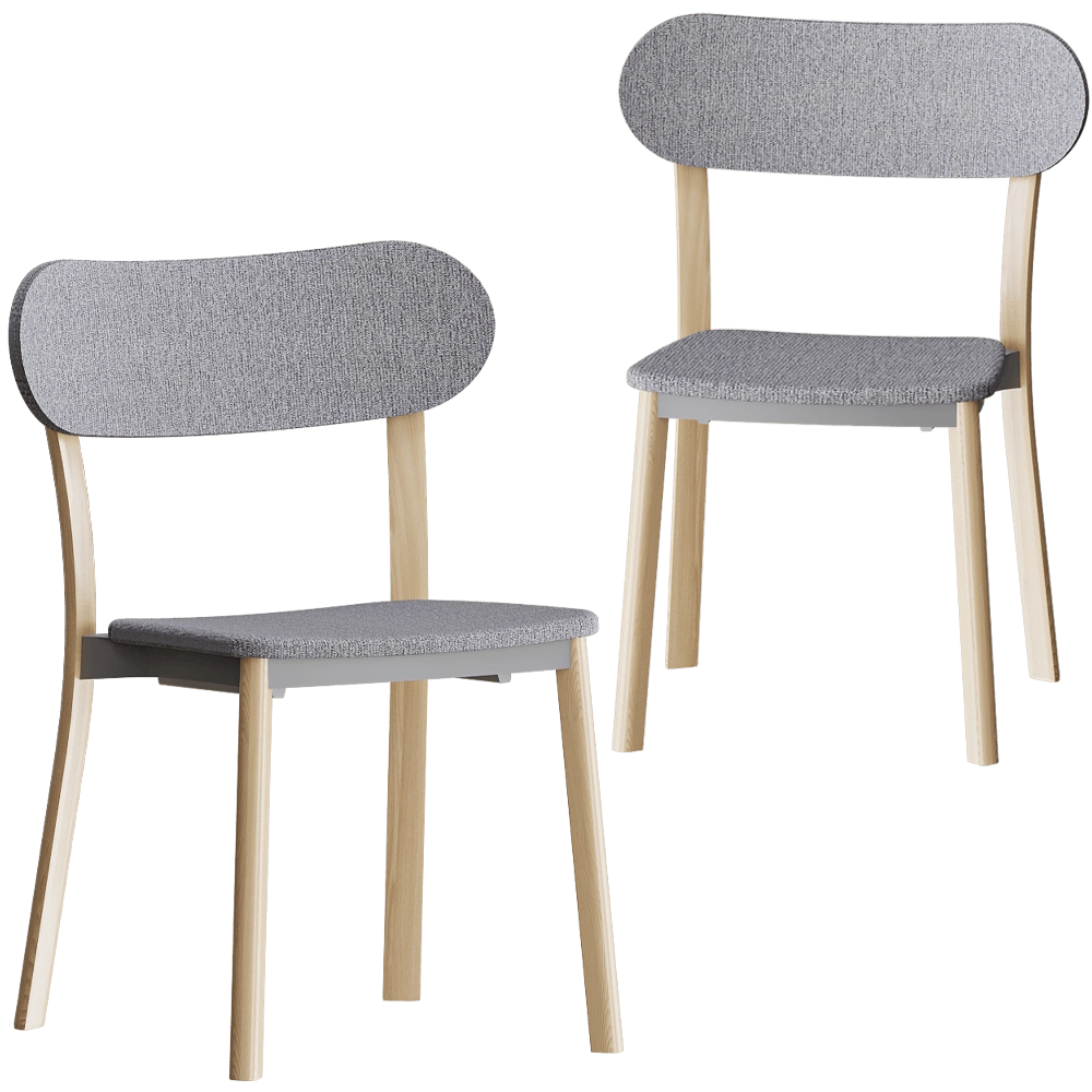 Stolab – Chair Hundranian Upholstered Seat & Back 3D Model
