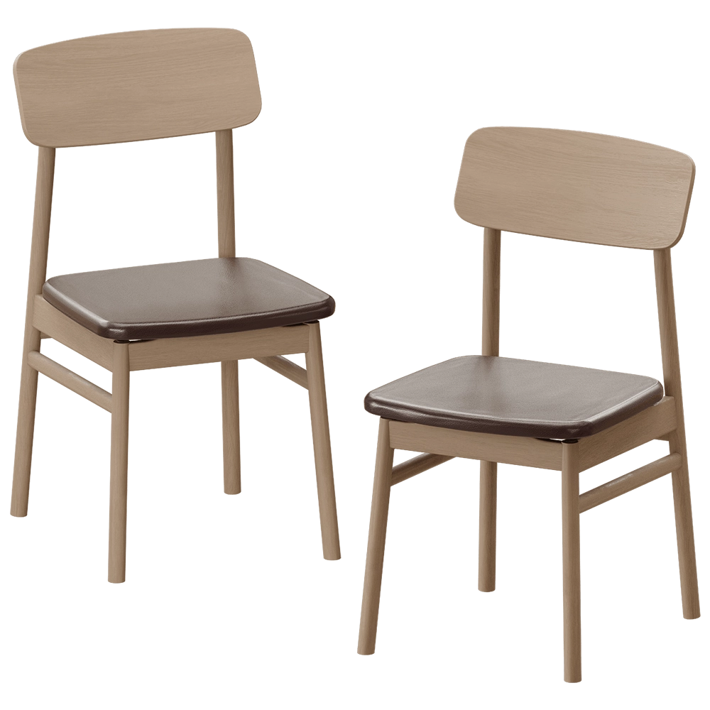 Stolab – Chair  Prima Vista Oak 3D Model
