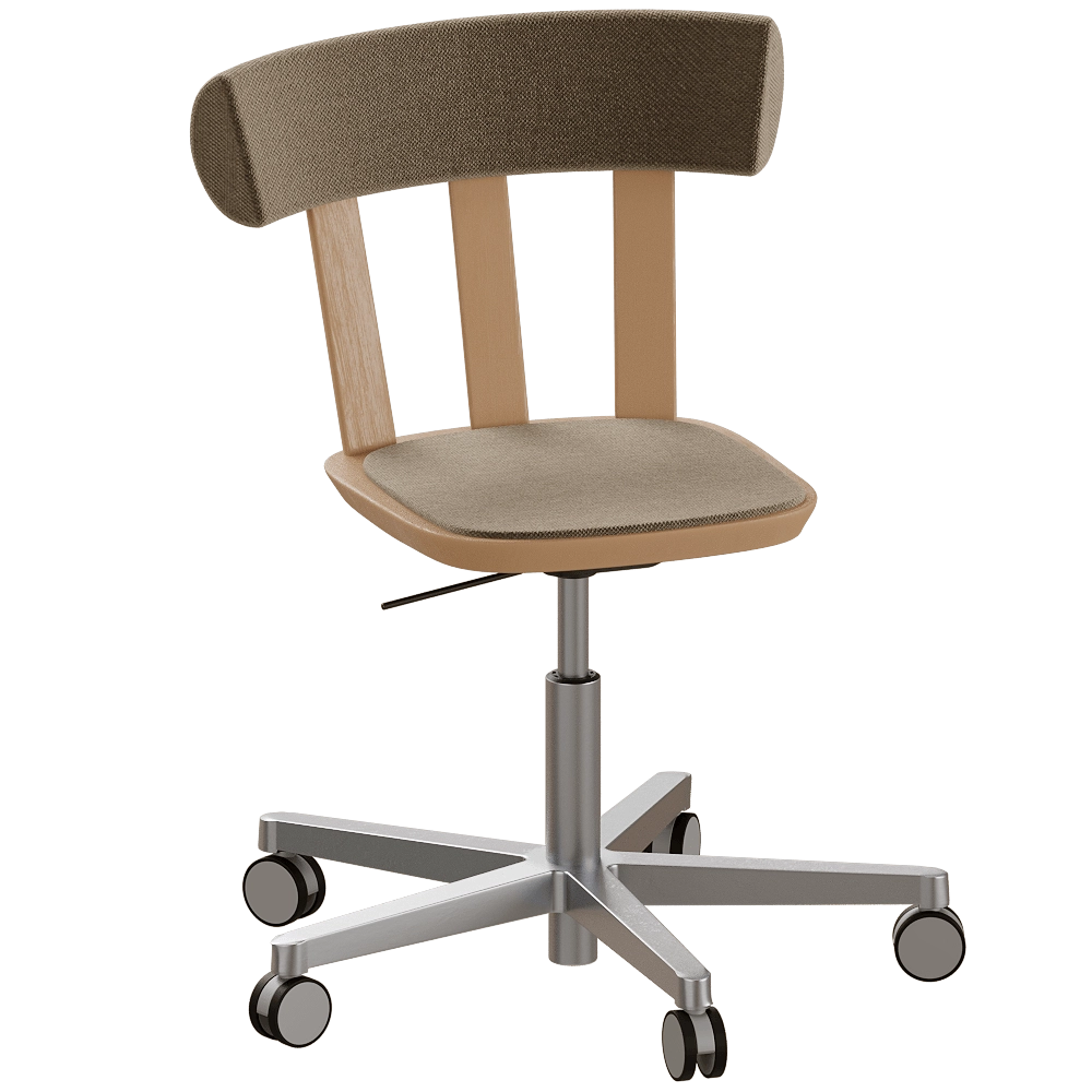 Stolab – Chair Swivel upholstered  Oak 3D Model