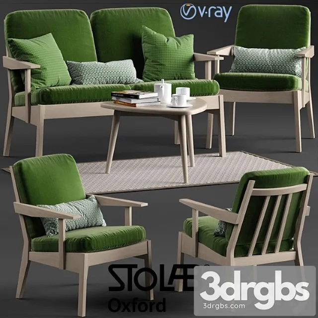 Stolab oxford chair and sofa, yngve table Stolab oxford chair and sofa, yngve table