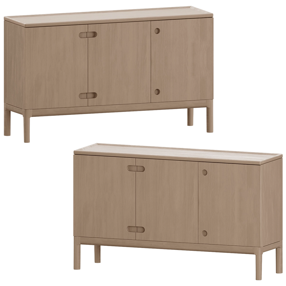Stolab – Sideboard Low Oak Prio 3D Model Stolab – Sideboard Low Oak Prio 3D Model