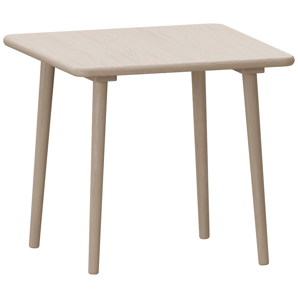 Stolab – Table Miss Tailor Oak 3D Model