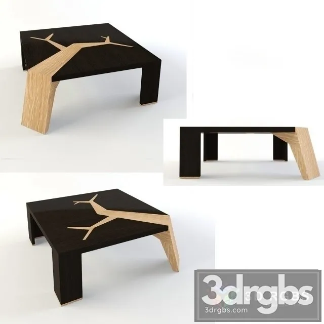 Stolik Angkor Table 3D Model Download