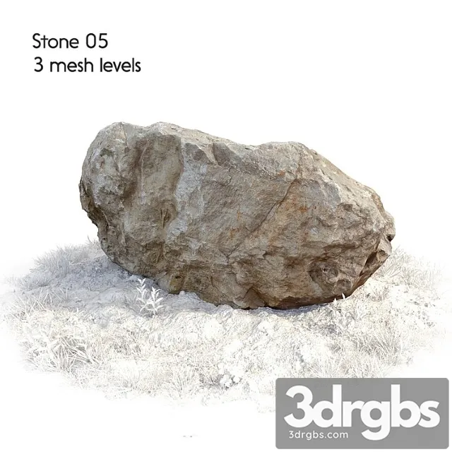 Stone 05 3D Model Download