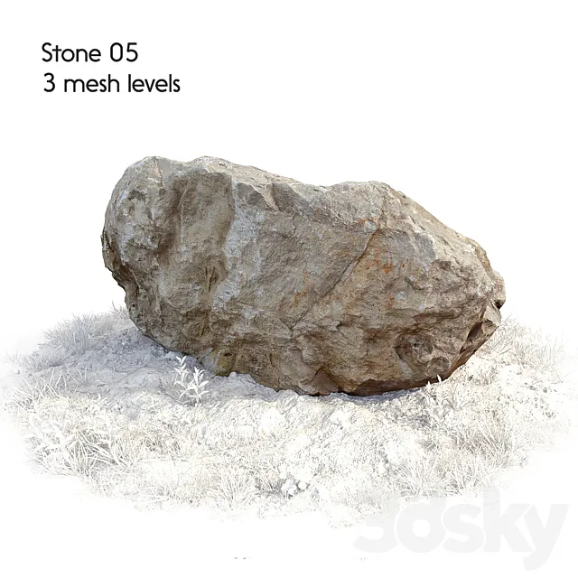 Stone 05 3D Model