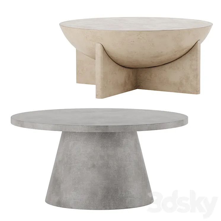 Stone Coffee Table West Elm 3D Model Free Download Stone Coffee Table West Elm 3D Model Free Download