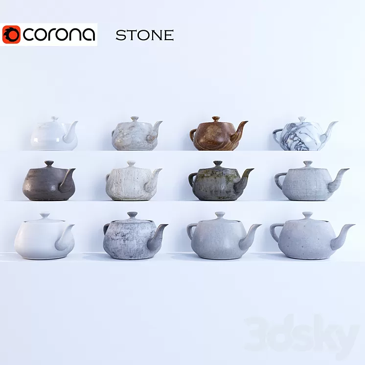 stone concrete 3D Model