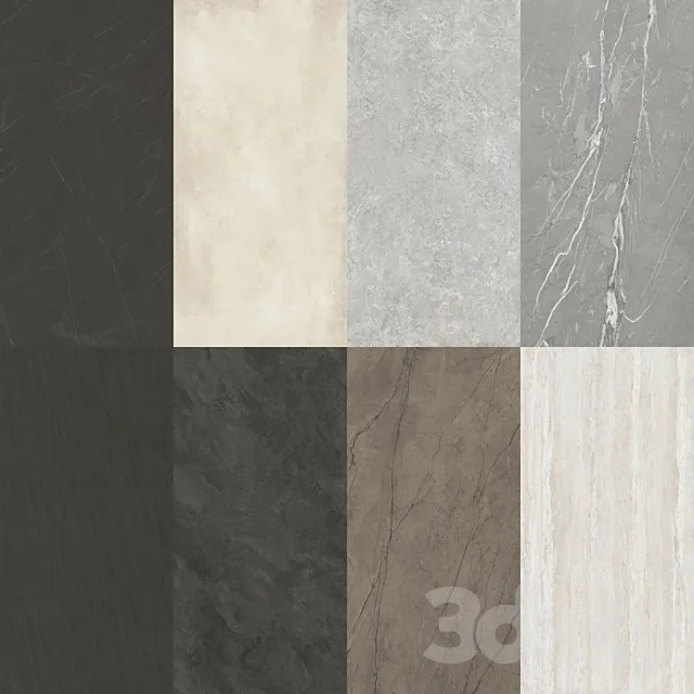Stone for large format slabs Ascale Piedra 3D Model
