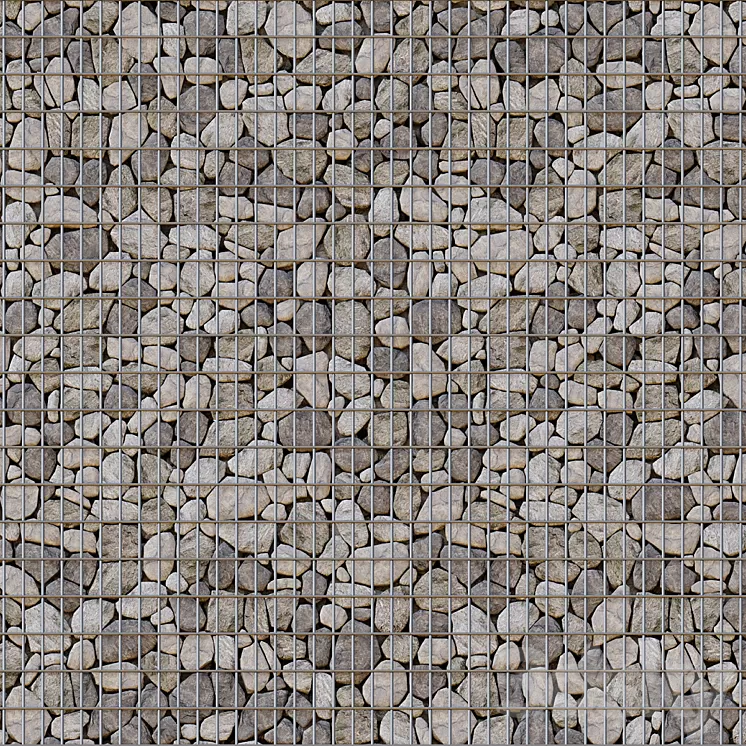 Stone gabion seamless texture 3D Model Free Download - 3DSKY Decor Helper