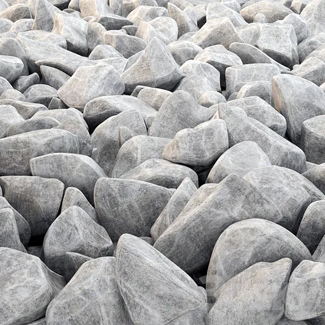 Stone glacia decor 3D Model