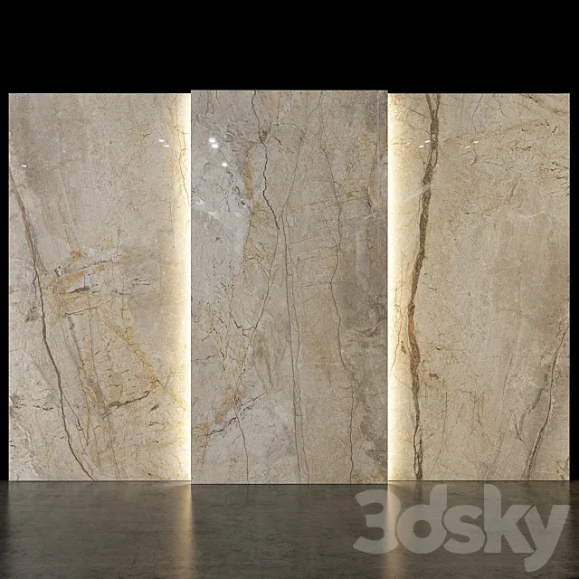 Stone Marble set 99 3DModel