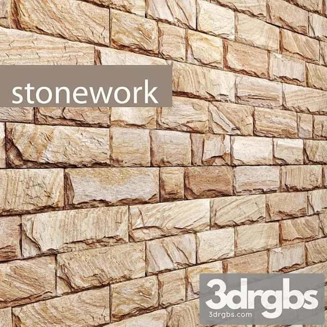 Stone Masonry Slate Stone Stone Wall Wild Stone 3D Model Download
