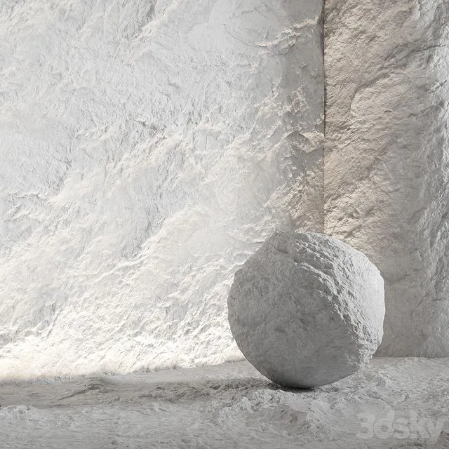 Stone material rock 32 3D Model