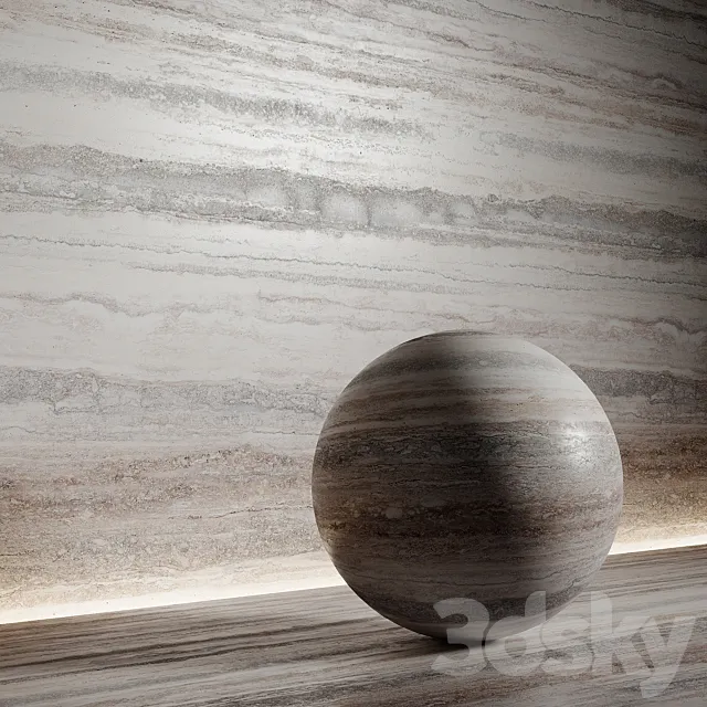 Stone material travertine 6 pbr seamless Free Download