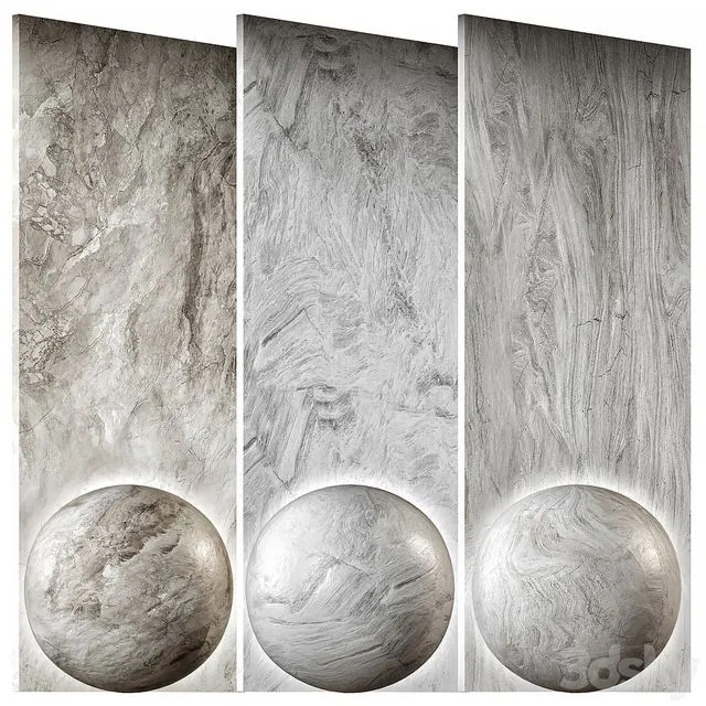 Stone Materials 3D Model Stone Materials 3D Model