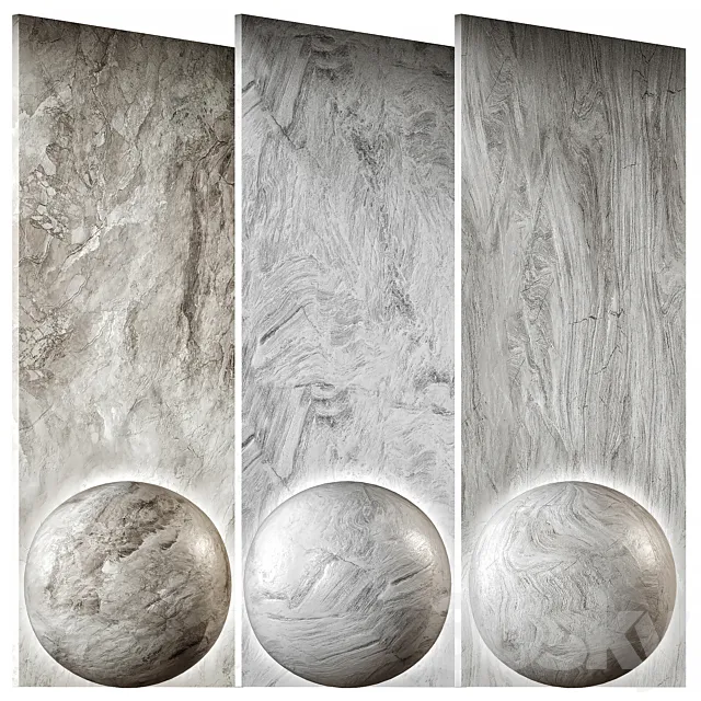 stone materials 3D Model stone materials 3D Model