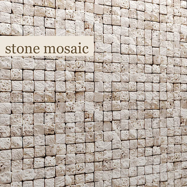 Stone mosaic. 3D Model Stone mosaic. 3D Model
