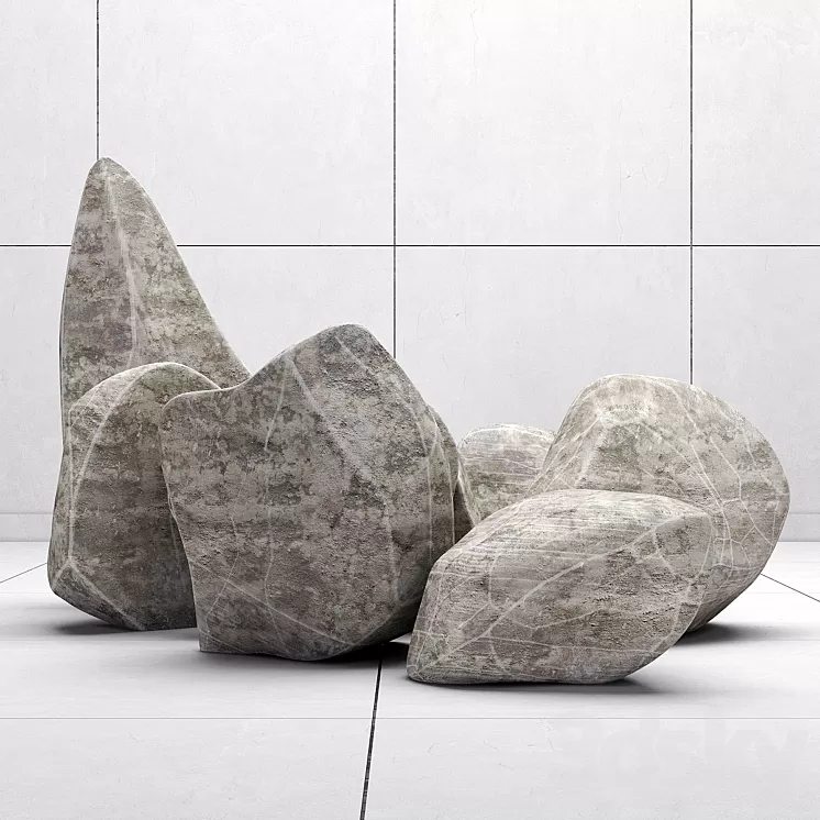Stone rock 3D Model
