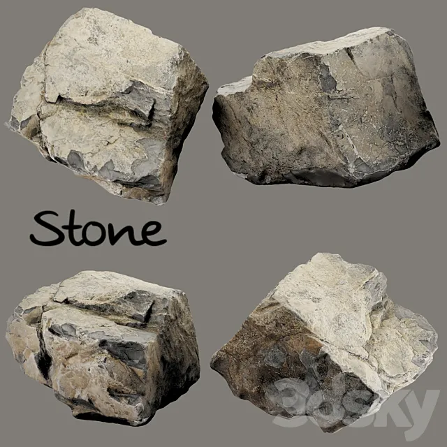 Stone scan 3D Model Stone scan 3D Model