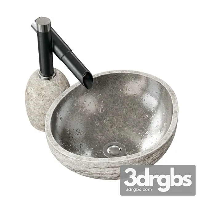 Stone Sink 3D Model Download