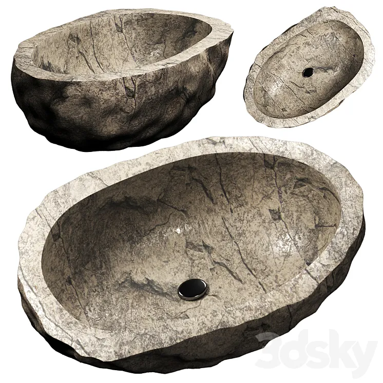 Stone sink 3D Model Free Download Stone sink 3D Model Free Download