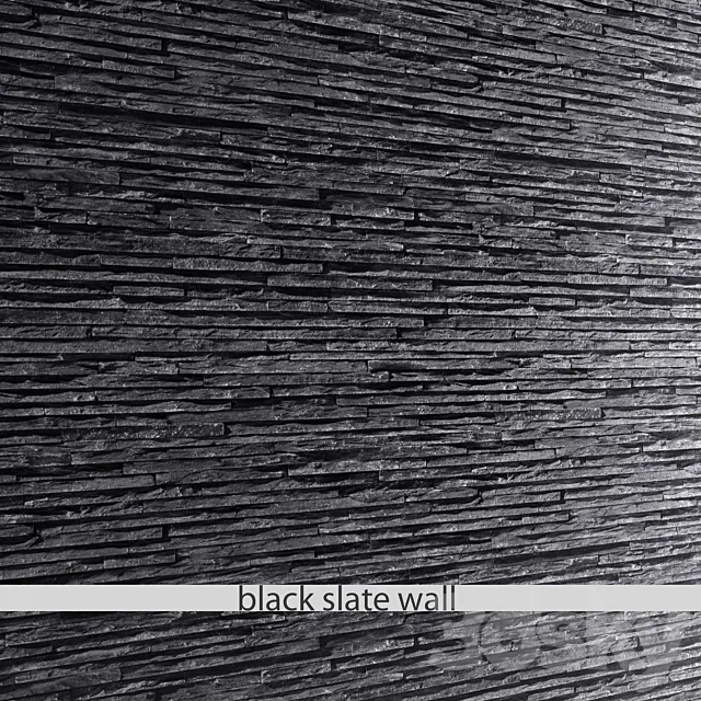 STONE SLATE BLACK slate stone stone wall wild stone panel loft decor 3D Model STONE SLATE BLACK slate stone stone wall wild stone panel loft decor 3D Model
