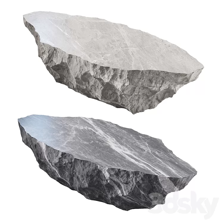Stone table vray 3D Model Free Download