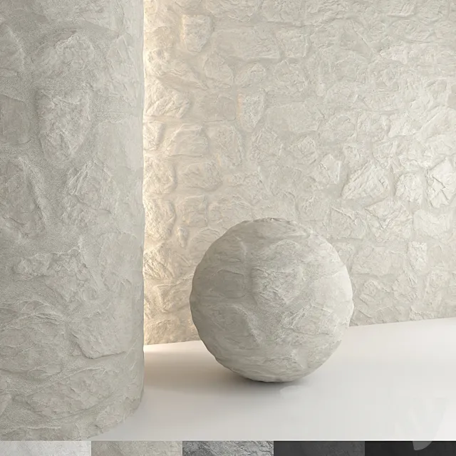 Stone wall 22 3D Model Stone wall 22 3D Model